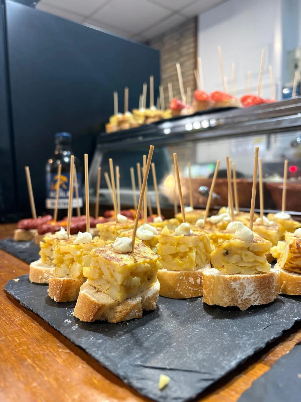 Pinchos de tortilla — tapas en El Rocío de Peñalara, Pozuelo de Alarcón